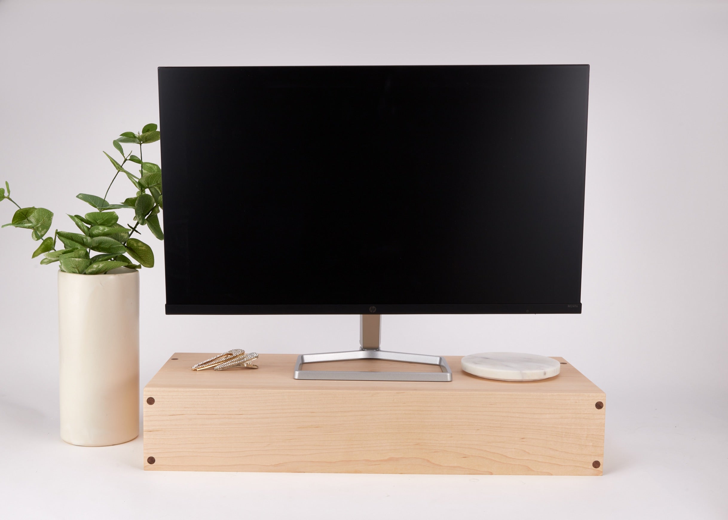 Monitor Stand (Solid Maple) Reds Wood Design