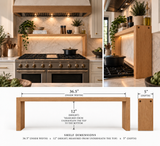 Oak Stove Top Shelf Riser