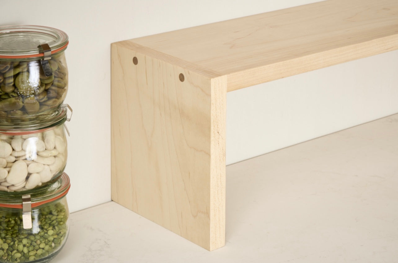 Maple Kitchen Shelf Riser – Reds Wood Design