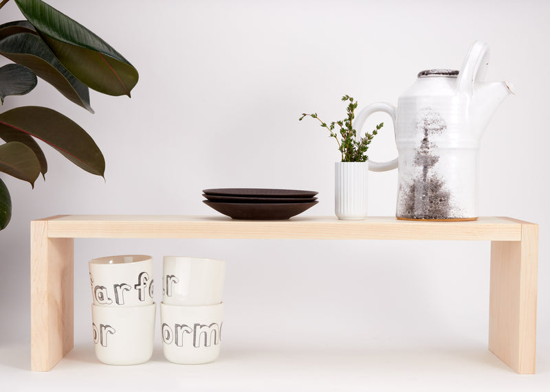 Maple Kitchen Shelf Riser