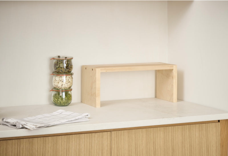 Maple Kitchen Shelf Riser