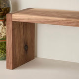 Walnut Kitchen Shelf Riser